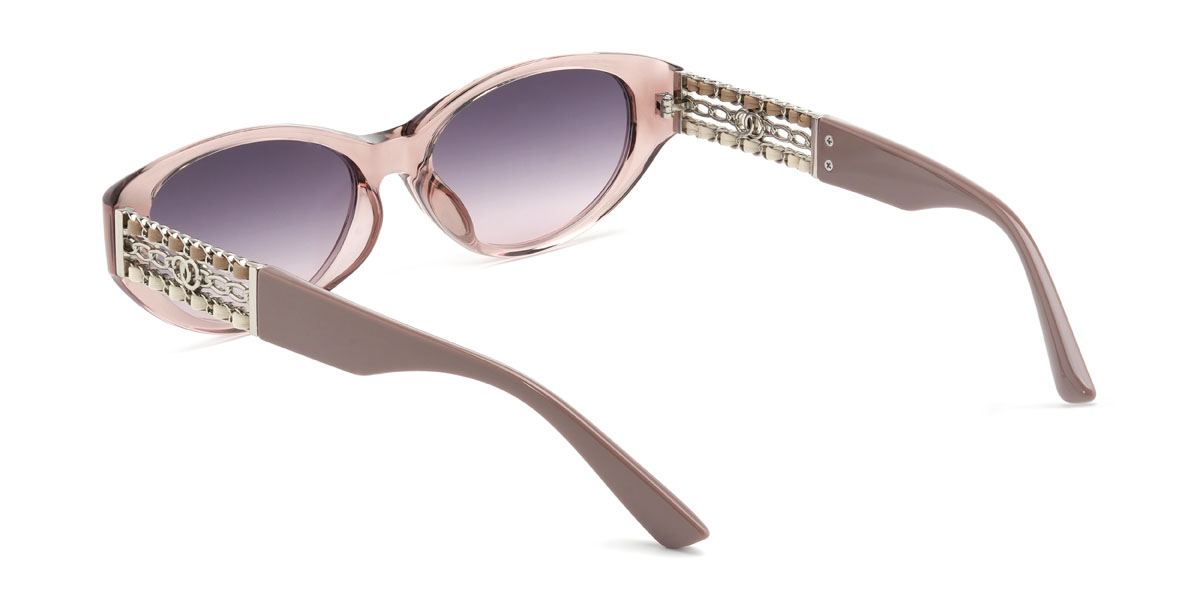 Pink Purple Pink Camellia Glasses - Cat Eye Sunglasses