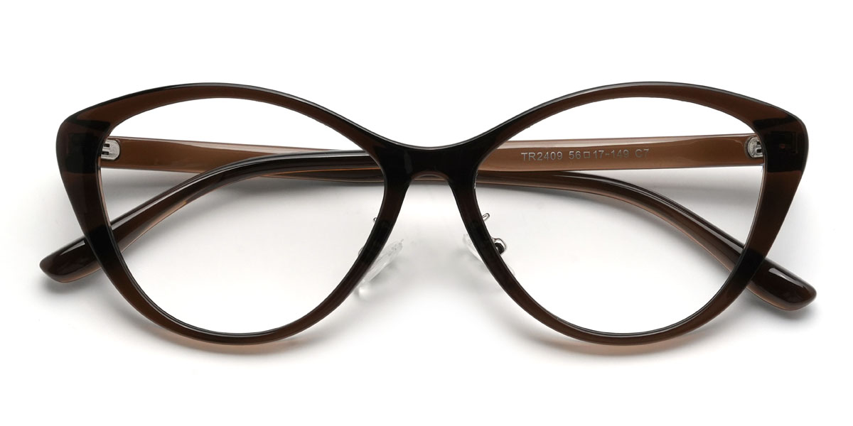 Brown Jaden Glasses - Cat Eye Glasses