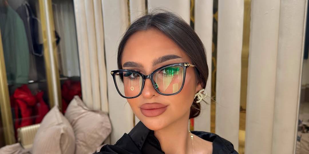 Black Allura Glasses - Cat Eye Glasses