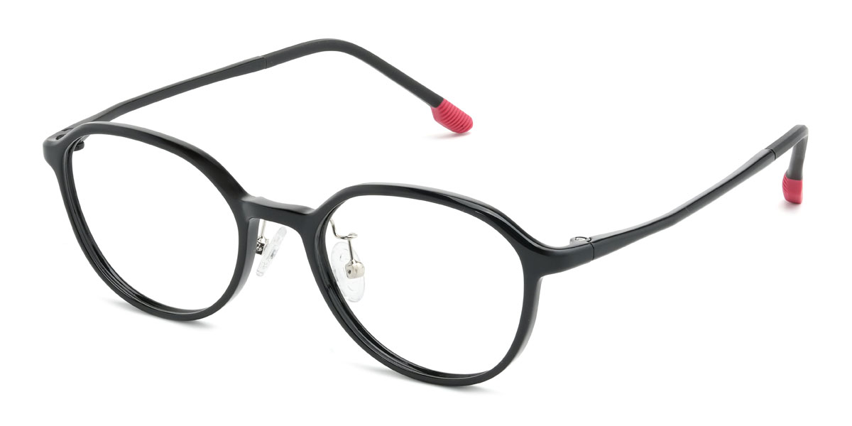 Black Andres Glasses - Oval Glasses