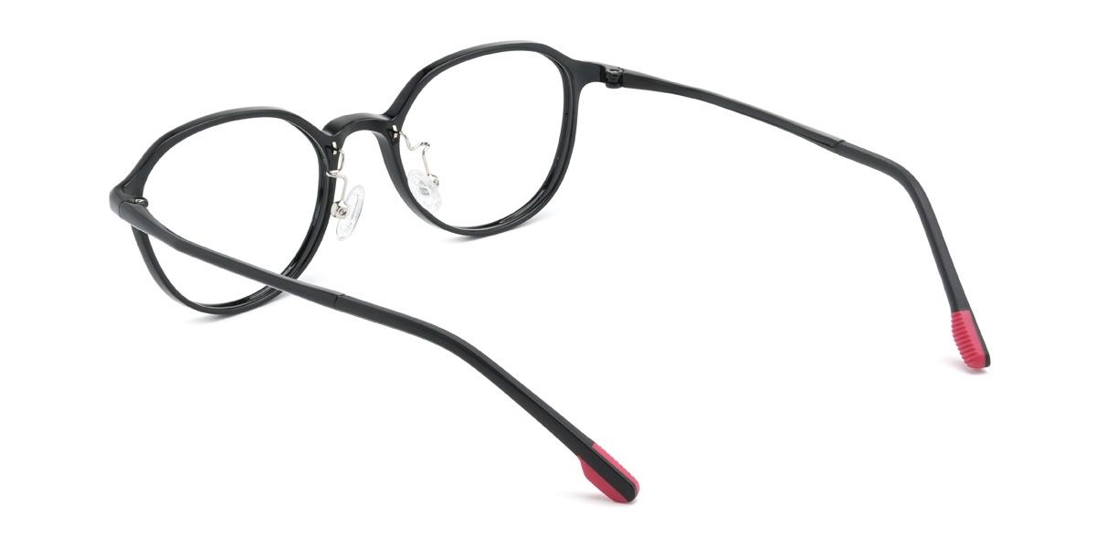 Black Andres Glasses - Oval Glasses