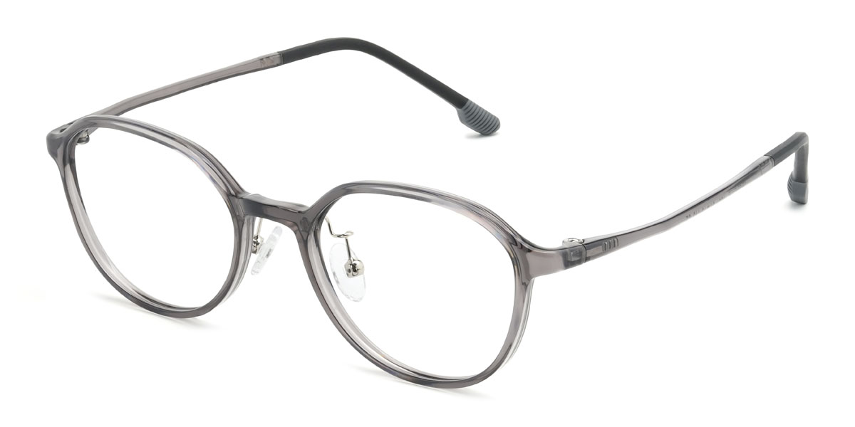 Grey Andres Glasses - Oval Glasses