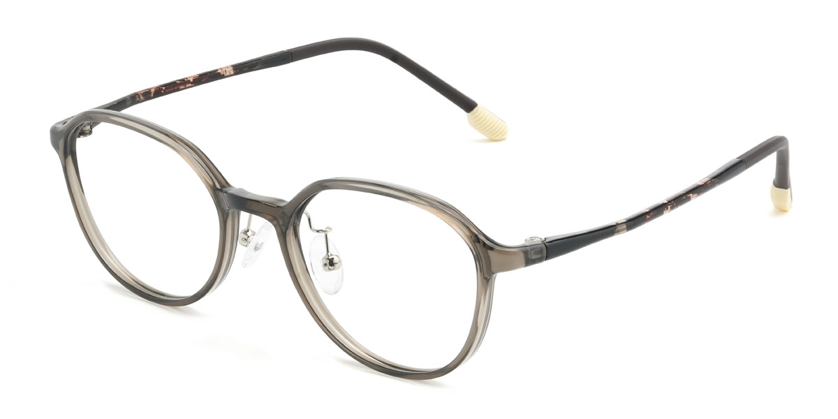 Brown Andres Glasses - Oval Glasses