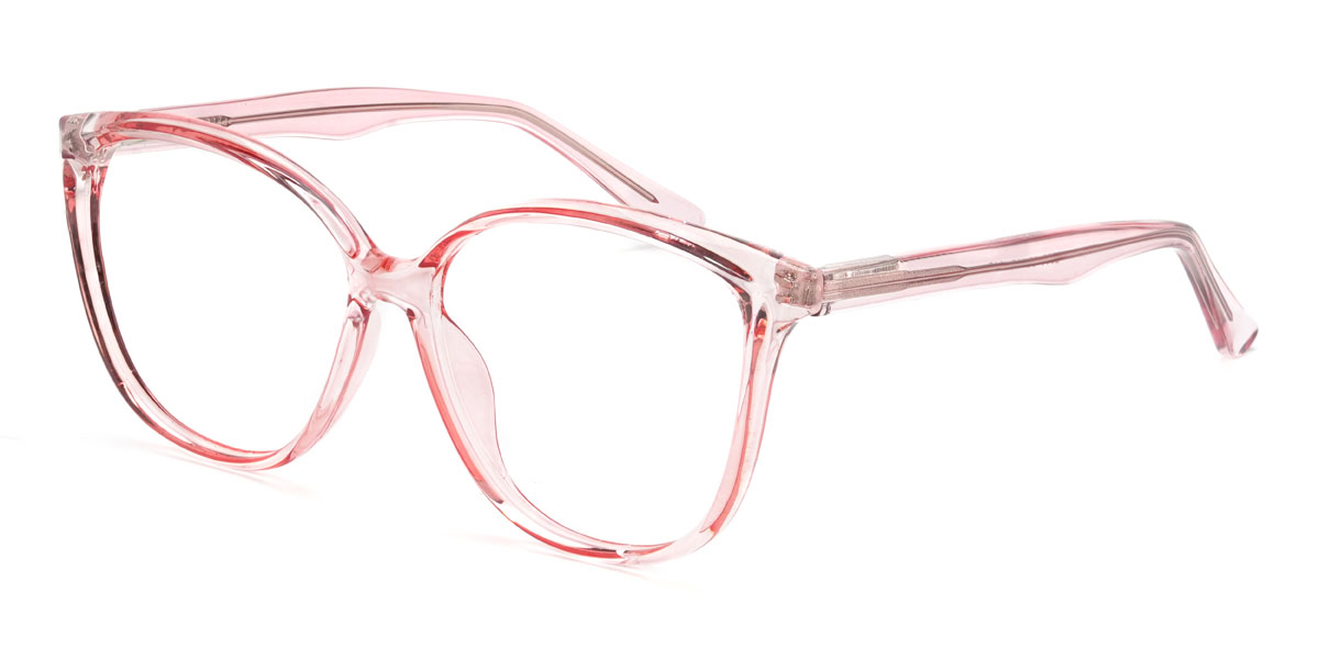 Light Pink Danni Glasses - Square Glasses