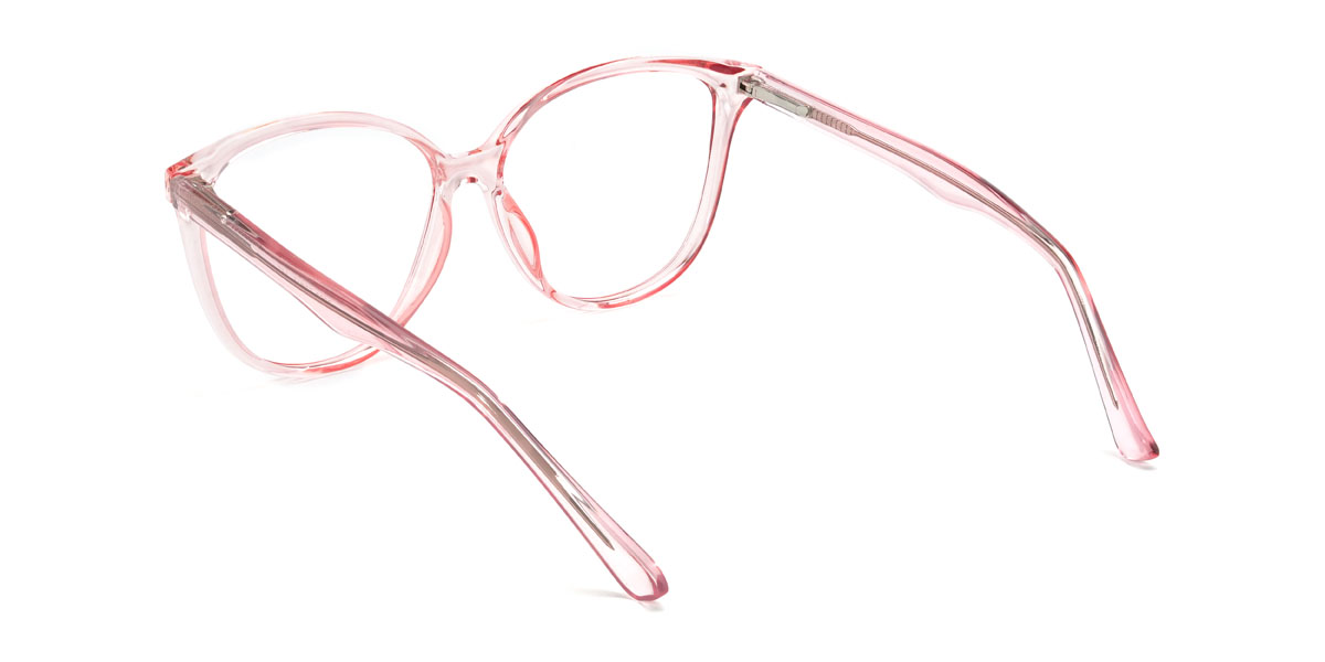 Light Pink Danni Glasses - Square Glasses