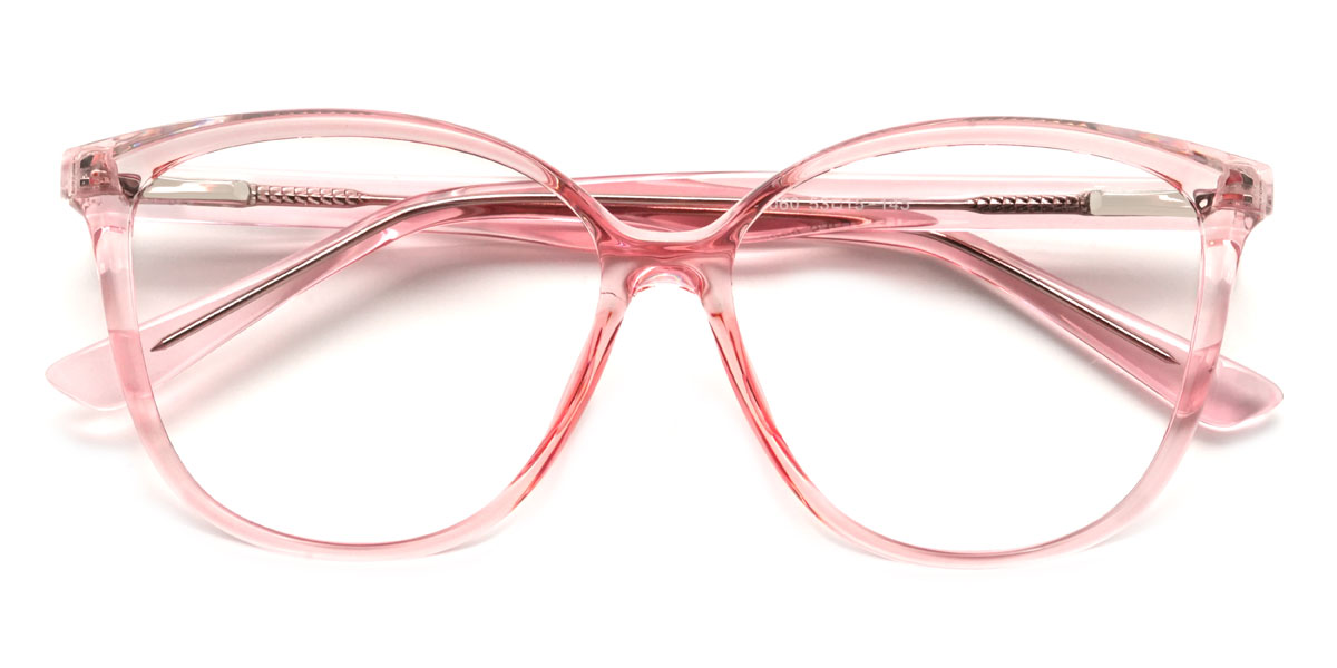 Light Pink Danni Glasses - Square Glasses