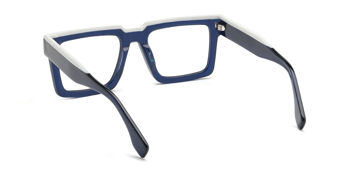 Navy Oswald Glasses - Rectangle Glasses