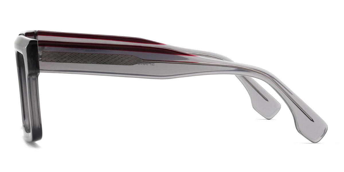 Grey Oswald Glasses - Rectangle Glasses