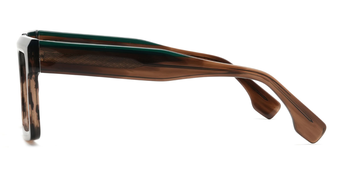 Tortoiseshell Oswald Glasses - Rectangle Glasses