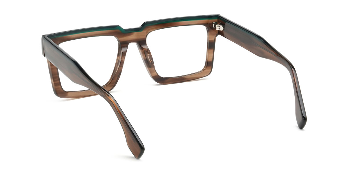 Tortoiseshell Oswald Glasses - Rectangle Glasses