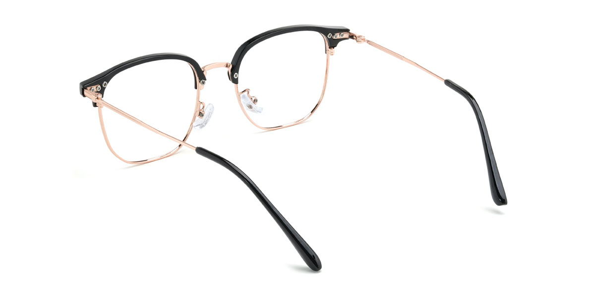 Black Devonte Glasses - Square Glasses