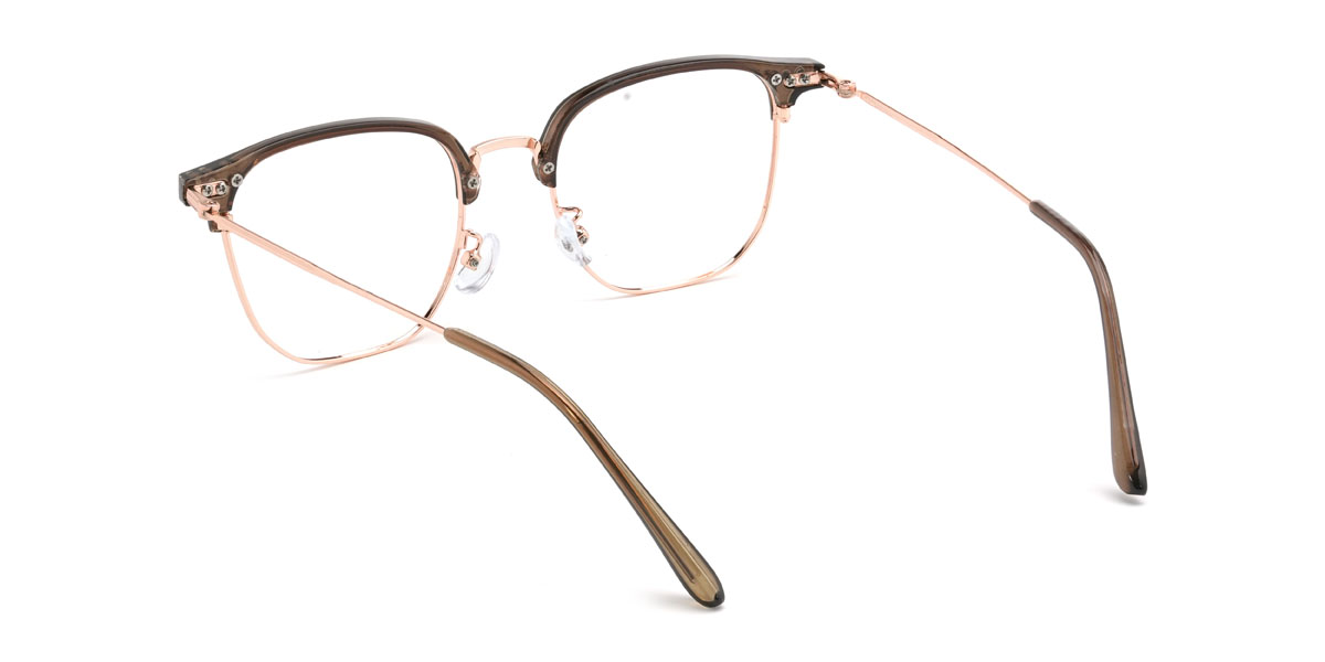 Brown Devonte Glasses - Square Glasses