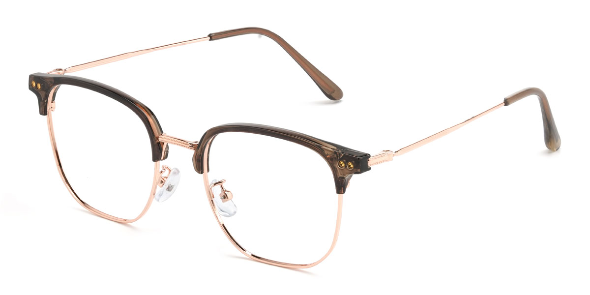 Brown Devonte Glasses - Square Glasses