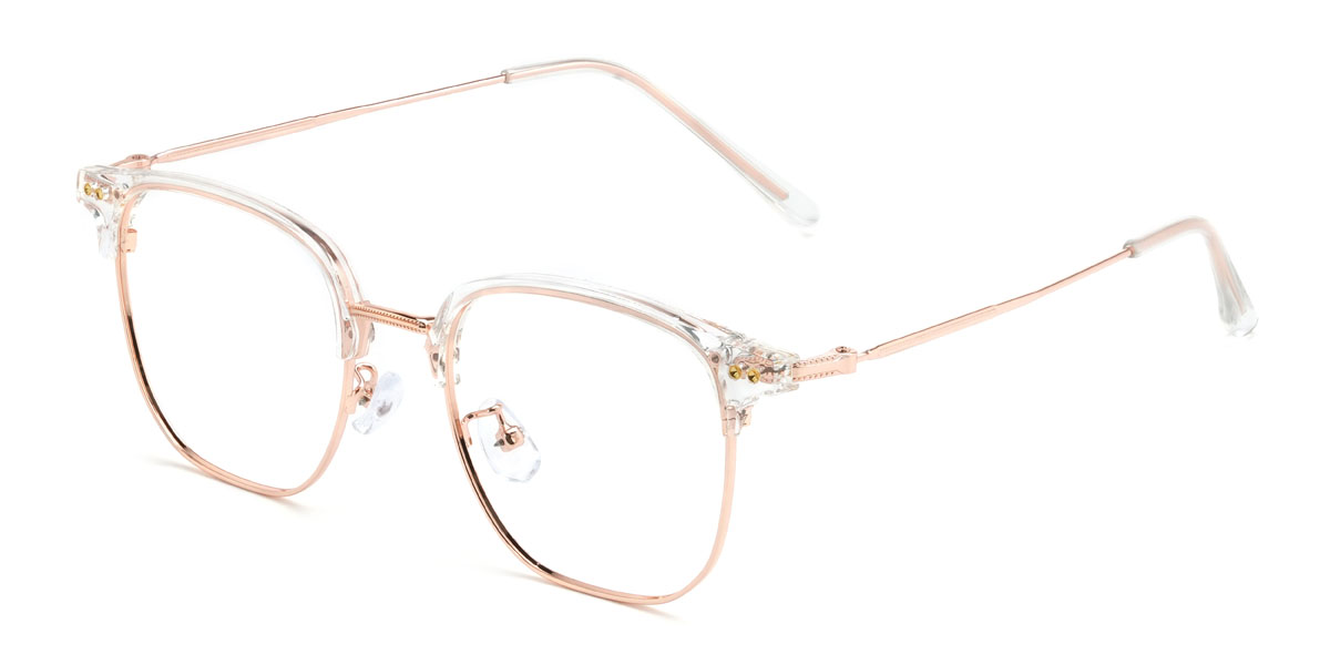 Clear Devonte Glasses - Square Glasses