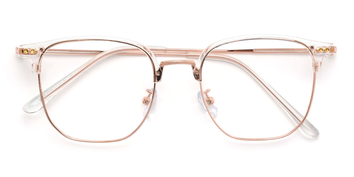 Clear Devonte Glasses - Square Glasses
