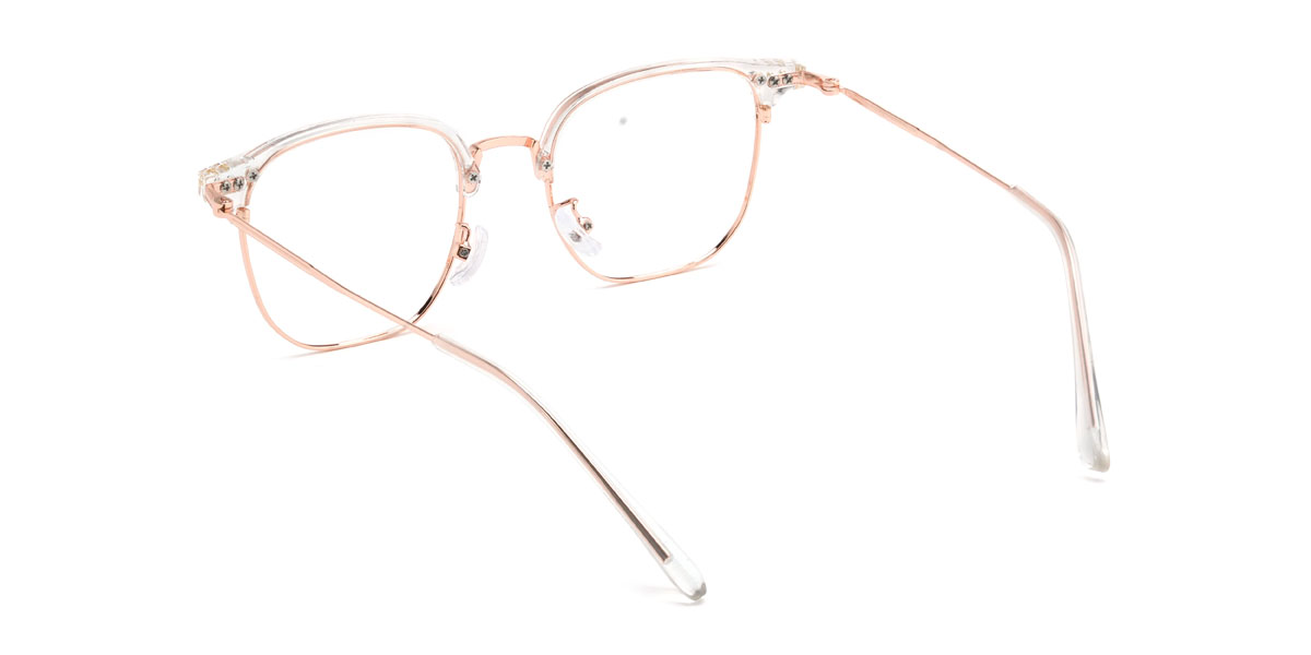 Clear Devonte Glasses - Square Glasses