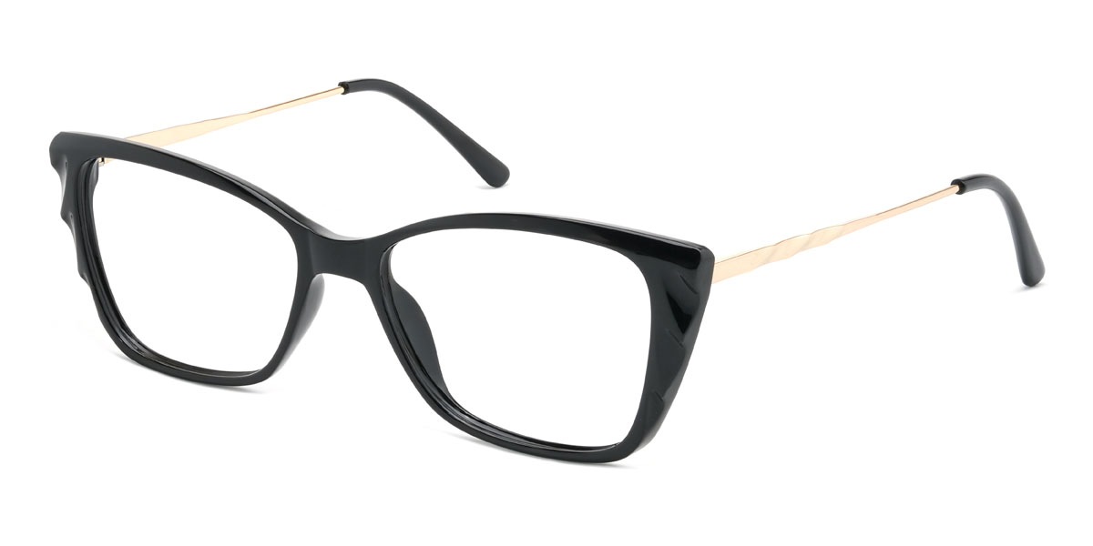 Black Jerry Glasses - Rectangle Glasses