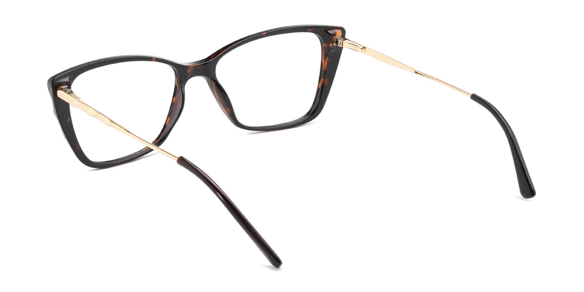 Tortoiseshell Jerry Glasses - Rectangle Glasses