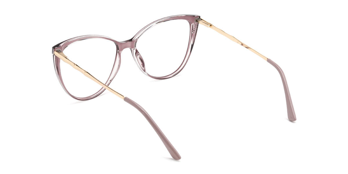 Cassis Purple Elaina Glasses - Cat Eye Glasses