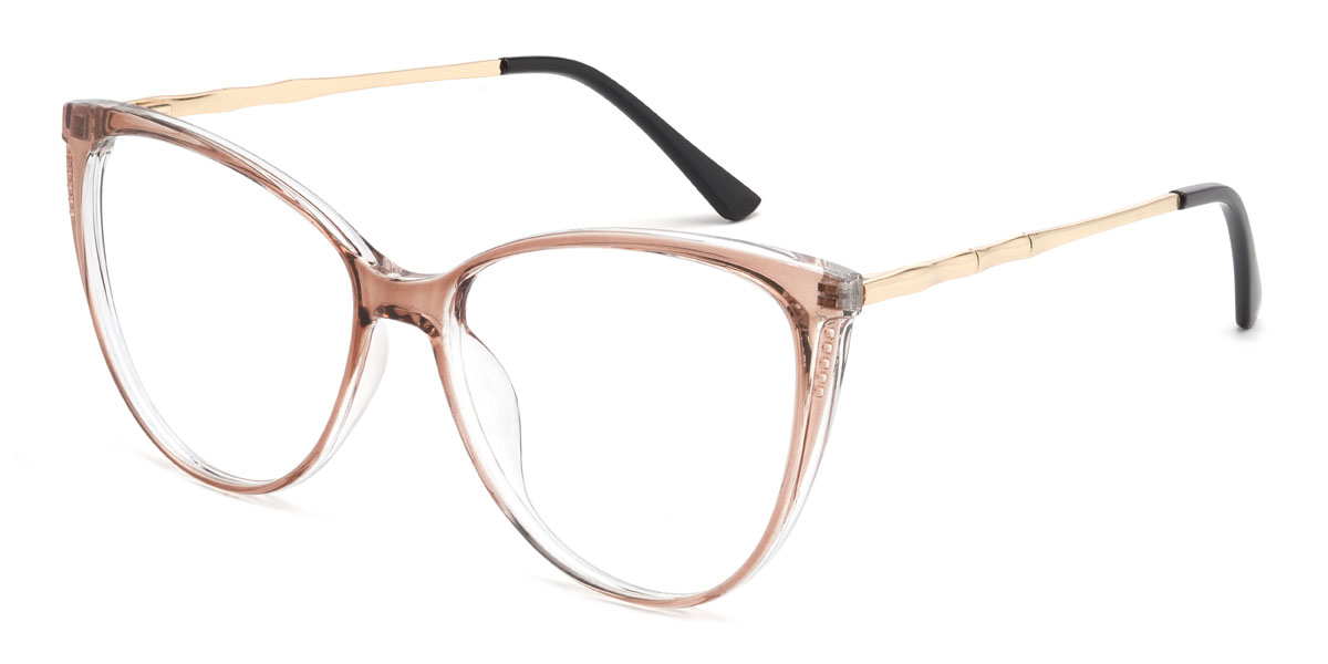 Orange Elaina Glasses - Cat Eye Glasses