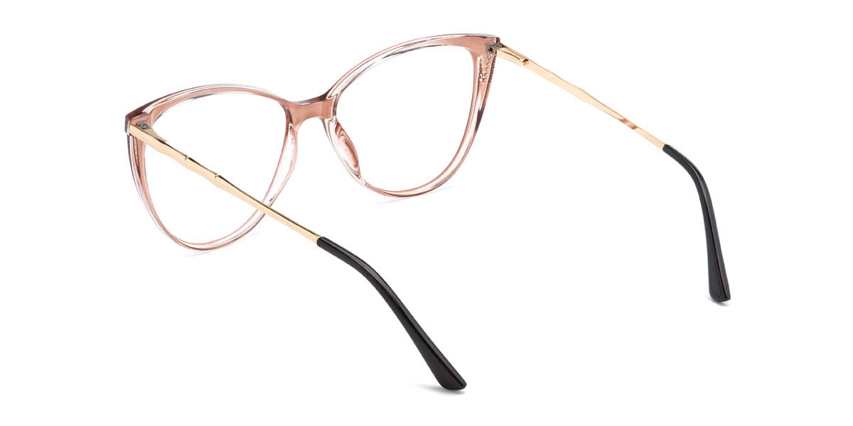Orange Elaina Glasses - Cat Eye Glasses