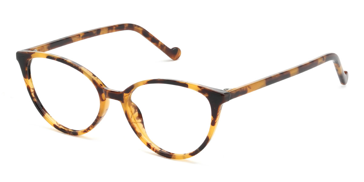 Yellow Tortoiseshell Francie Glasses - Cat Eye Glasses