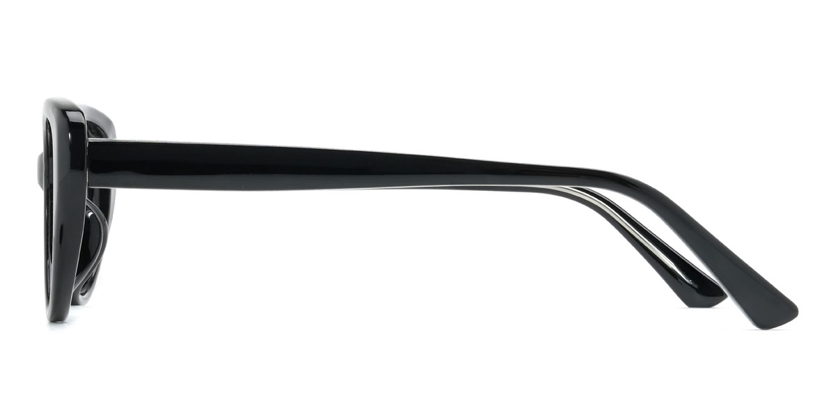 Black Xandra Glasses - Cat Eye Glasses