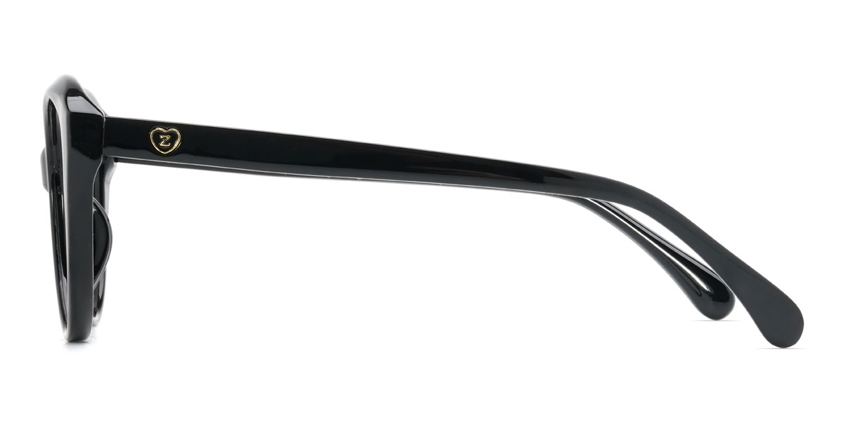 Black Nadine Glasses - Cat Eye Glasses