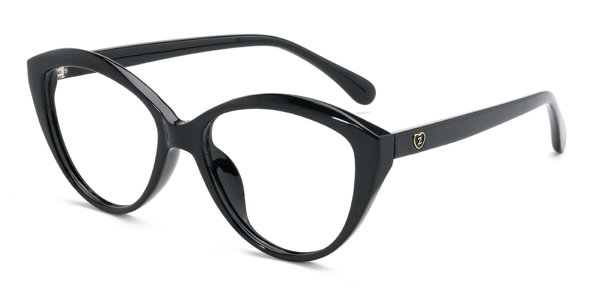 Black Nadine Glasses - Cat Eye Glasses