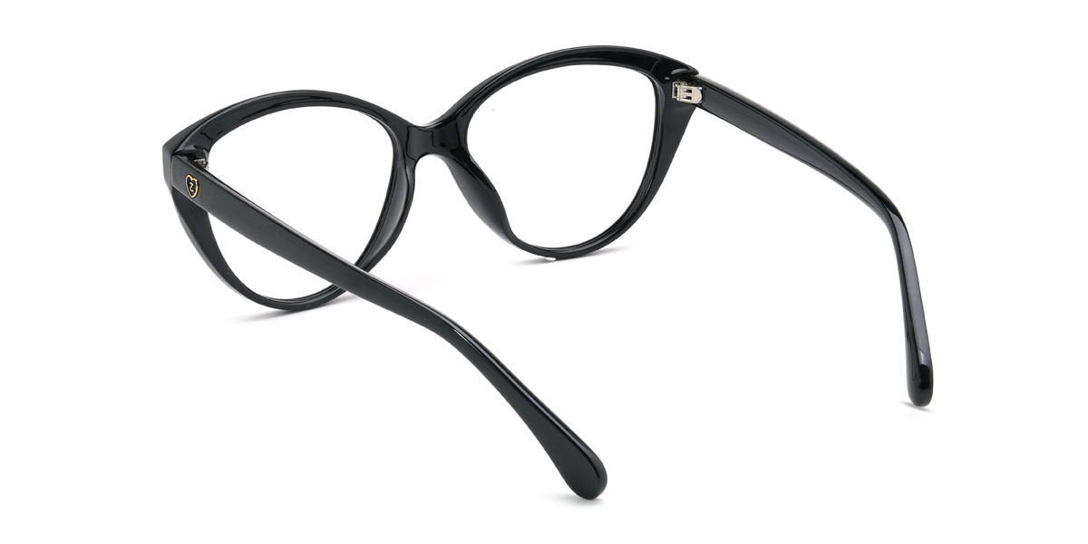 Black Nadine Glasses - Cat Eye Glasses