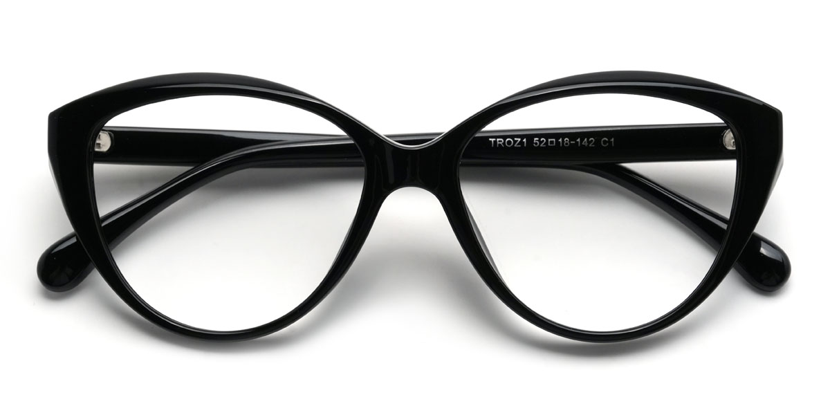 Black Nadine Glasses - Cat Eye Glasses