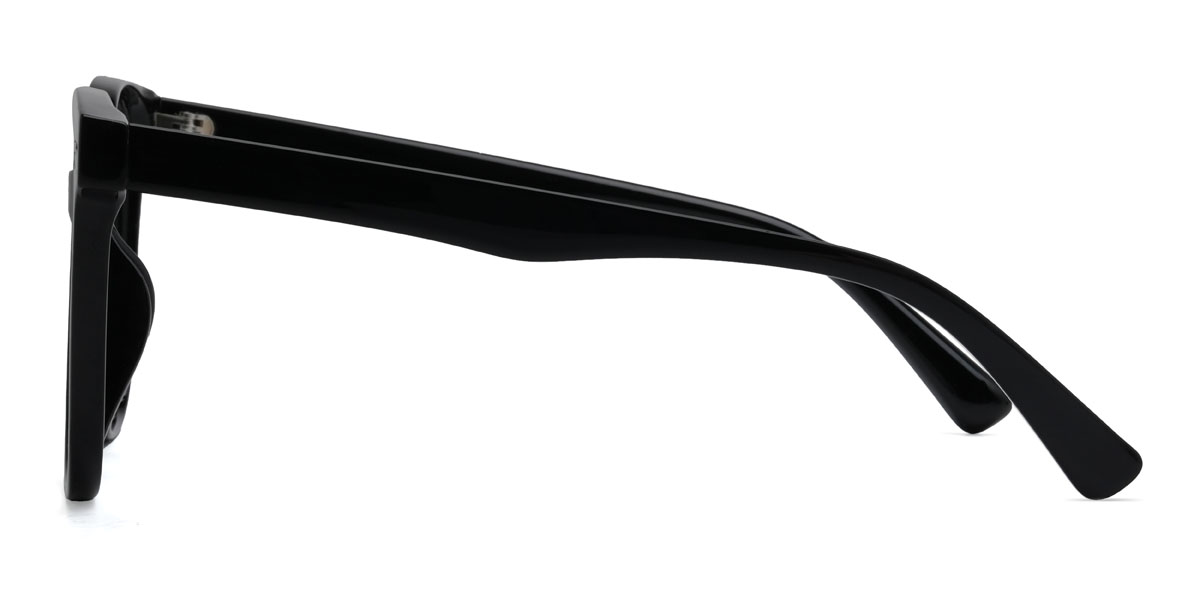 Black Alessia Glasses - Square Glasses