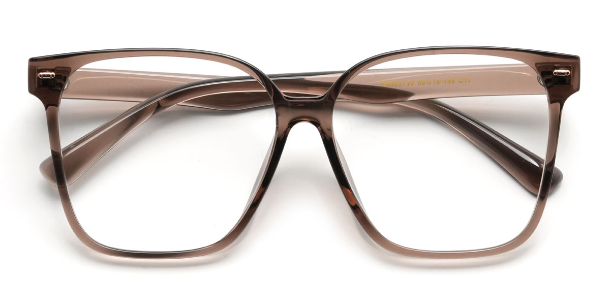 Brown Alessia Glasses - Square Glasses