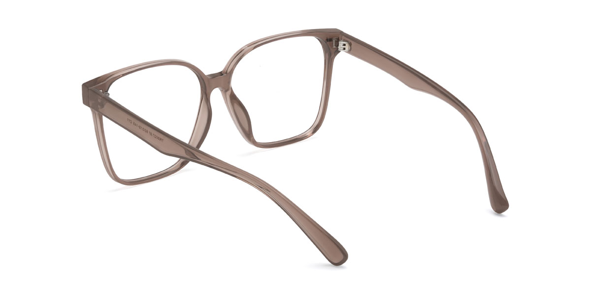 Brown Alessia Glasses - Square Glasses