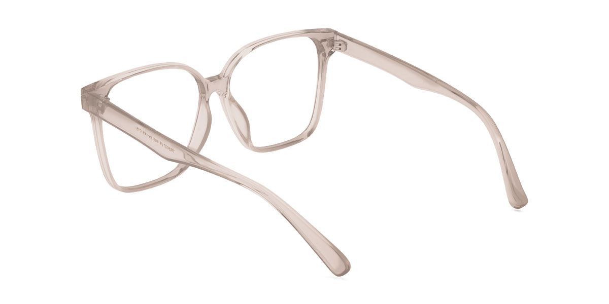 Clear Grey Alessia Glasses - Square Glasses
