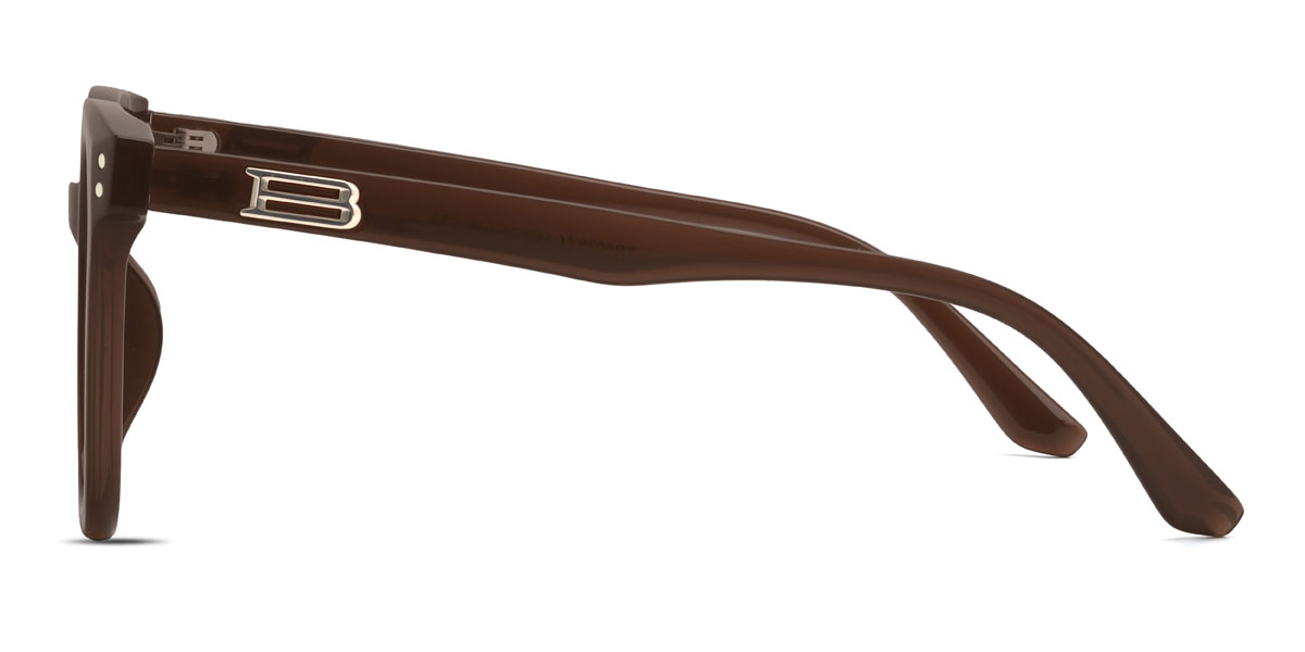 DeepBrown Quigley Glasses - Square Glasses