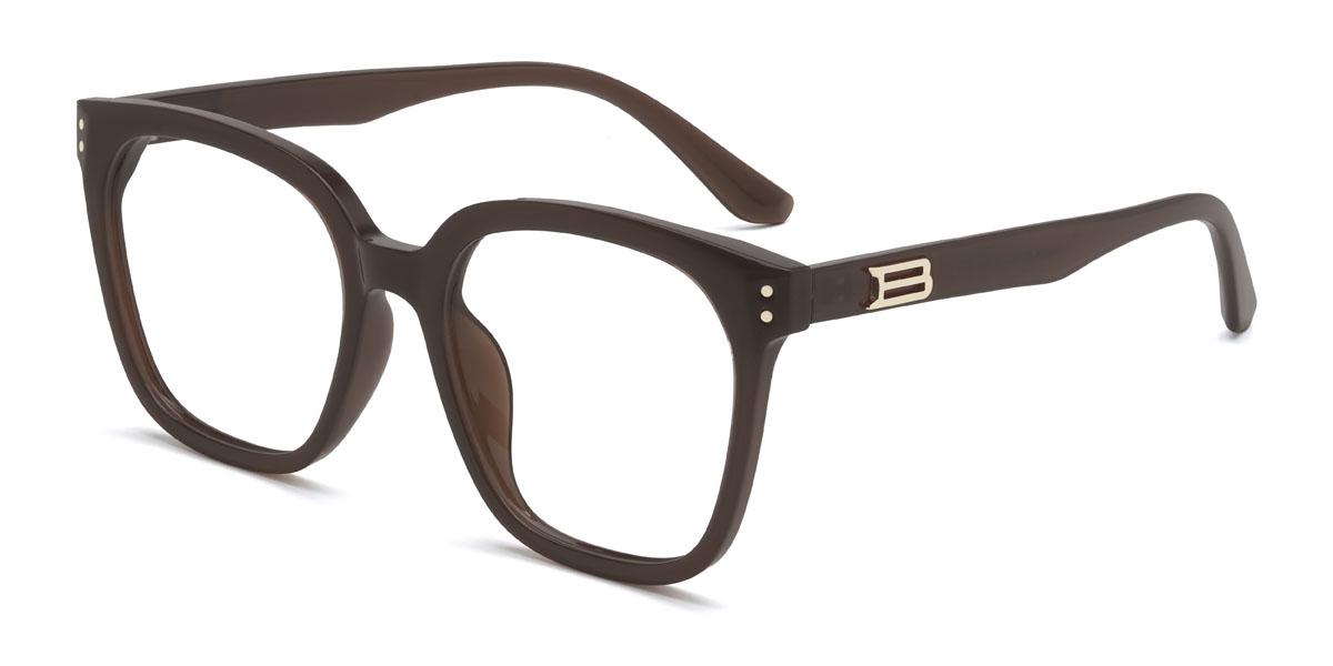 DeepBrown Quigley Glasses - Square Glasses