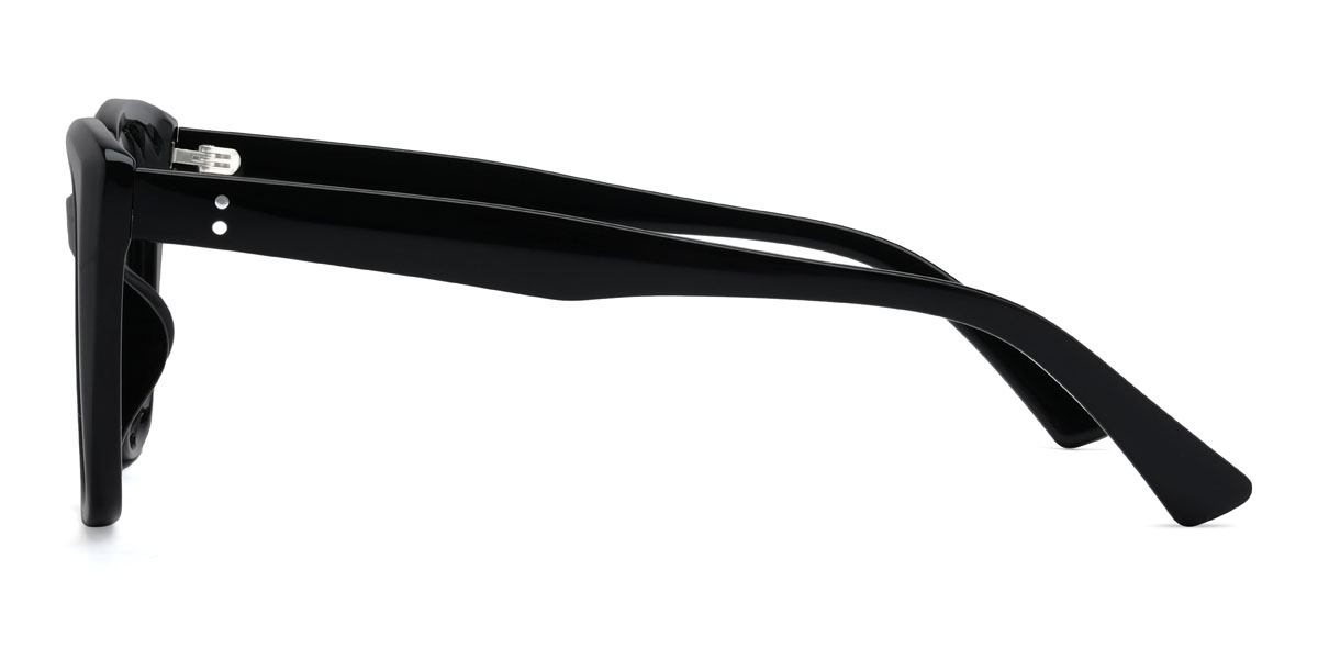 Black Caiden Glasses - Rectangle Glasses