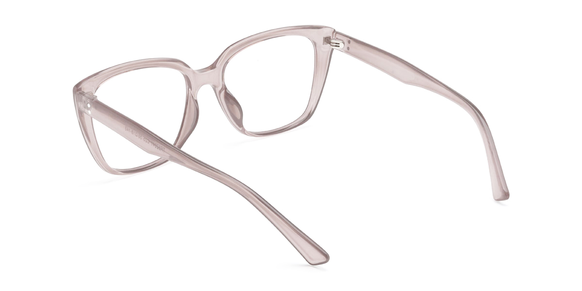 Clear Grey Caiden Glasses - Rectangle Glasses