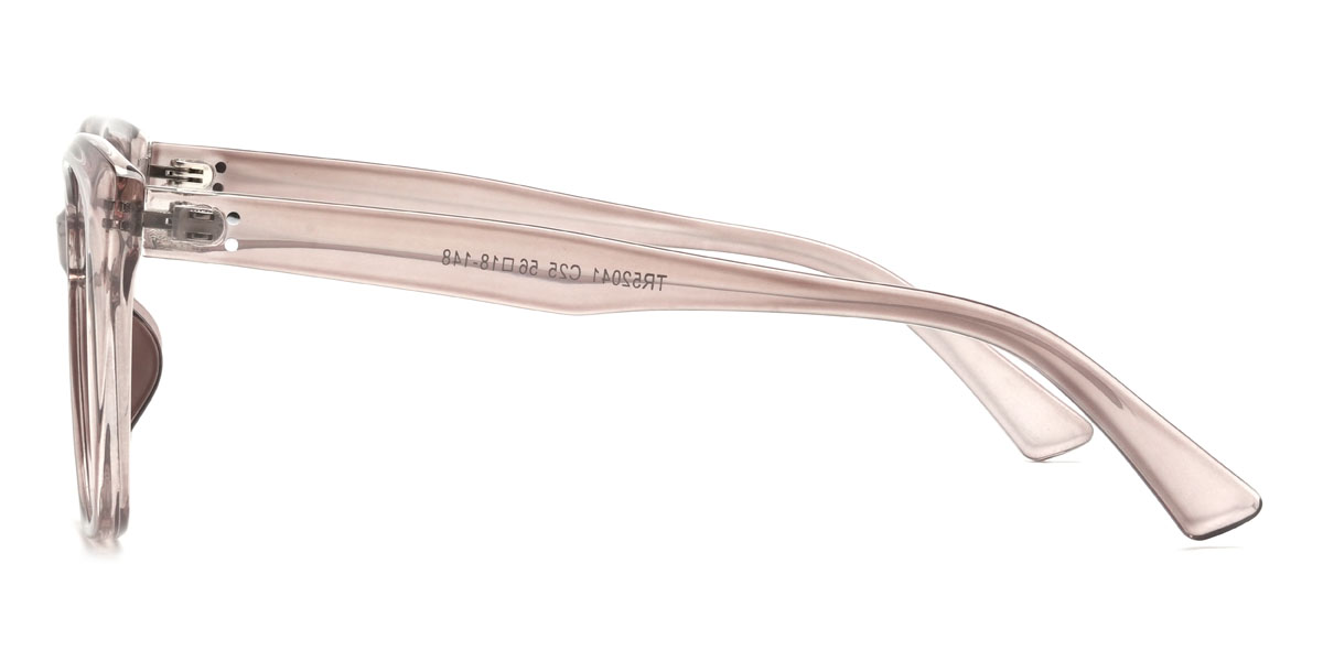 Clear Grey Caiden Glasses - Rectangle Glasses