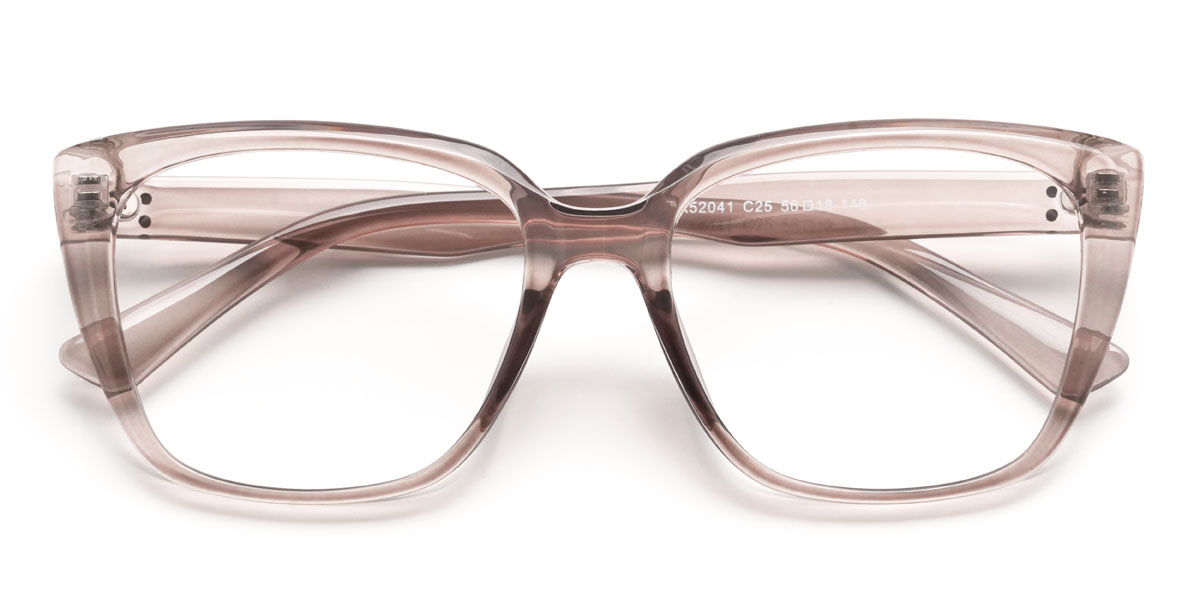 Clear Grey Caiden Glasses - Rectangle Glasses