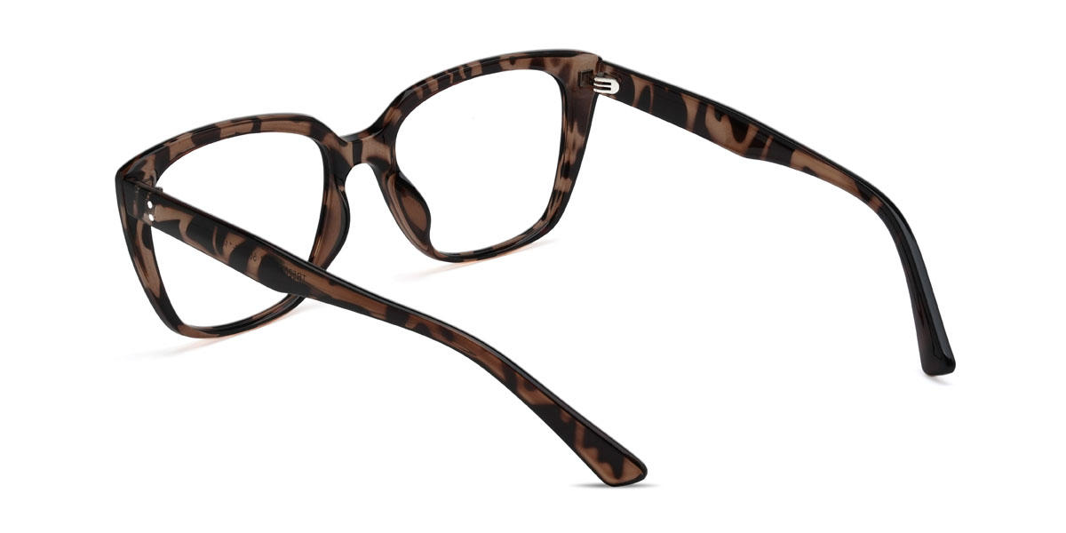 Tortoiseshell Caiden Glasses - Rectangle Glasses