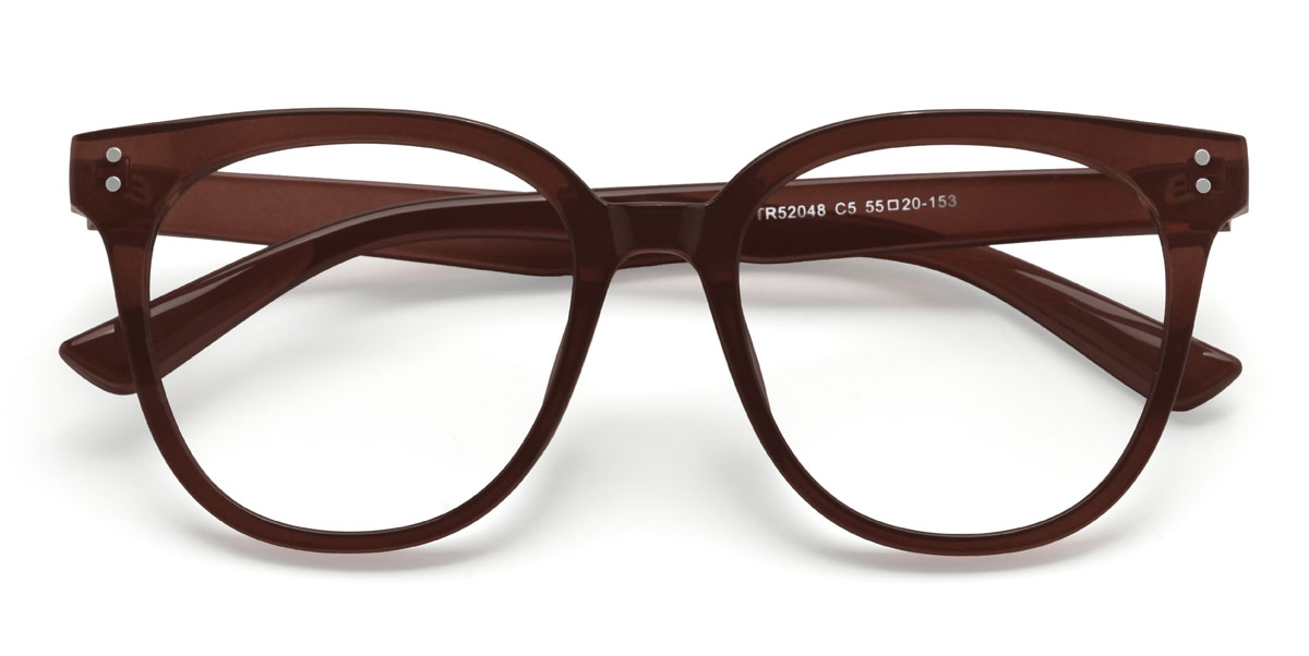 Brown Howie Glasses - Oval Glasses