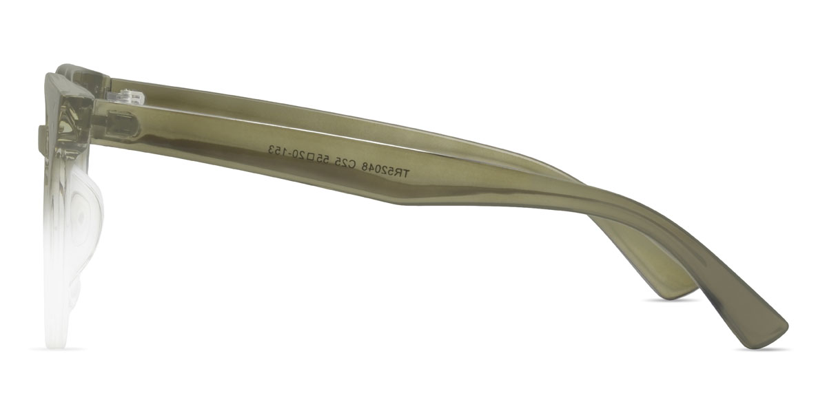 Gradient Green Howie Glasses - Oval Glasses