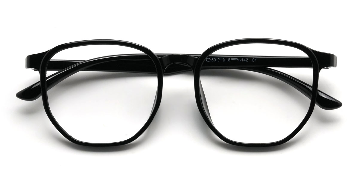 Black Miki Glasses - Square Glasses