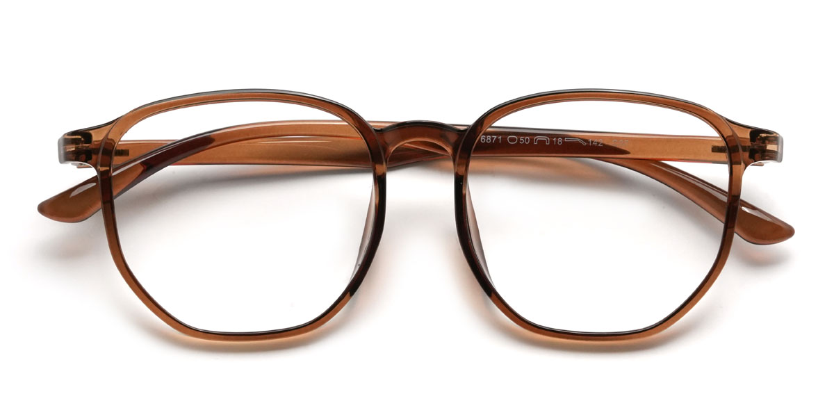 Brown Miki Glasses - Square Glasses
