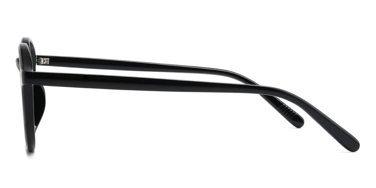 Black Farida Glasses - Oval Glasses
