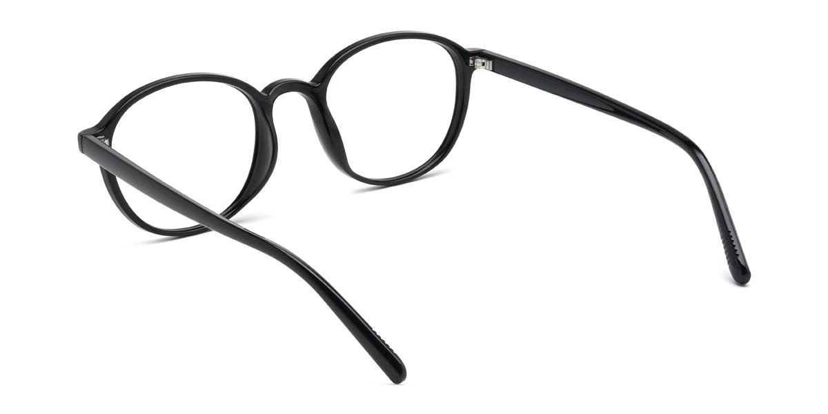 Black Farida Glasses - Oval Glasses