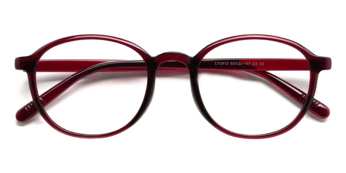 Wine Farida Glasses - Oval Glasses