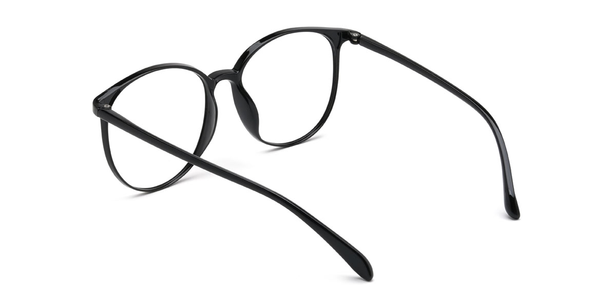 Black Melinda Glasses - Oval Glasses